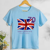 Inspired by Queen's Platinum Jubilee 2022 Elizabeth 70 Years T-shirt British T-shirt plus Size Short Sleeve Summer