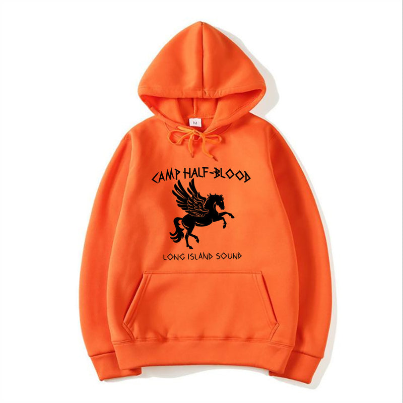 Vintage Camp Half Blood Hoodie Percy Jackson Hooded