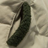 Unisex Winter Cotton Coat Lambswool down Jacket Retro Loose down Jacket
