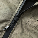 Unisex Winter Cotton Coat Decorative Hooded down Jacket Vintage Outdoor Waterproof down Jacket