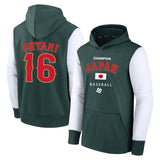 MLB Hoodie WBC Japan Shohei Otani 1 sweater baseball jersey hoodie (Part 3)