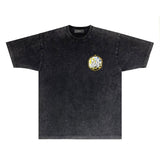 Amiri T Shirts Washed and Worn Retro Short Sleeve T-shirt