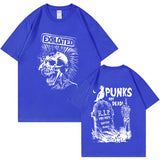 Rock Band The Exploited Retro Graphic Tee Shirt Punks