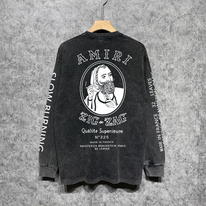 Amiri Long-Sleeve Shirt Vintage Long Sleeve T-shirt