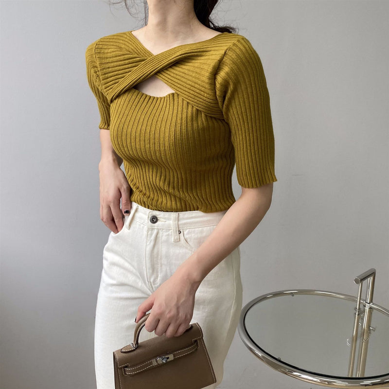 Women knitted T-shirt