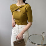 Women knitted T-shirt