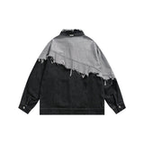 Unisex Jacket Denim Jacket Loose Lapels Denim Coat