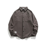 Unisex Shirts Autumn Peak Mark Workwear Shirt