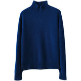 Women Knitted Pullover Turtleneck Sweater Autumn Winter Sweater