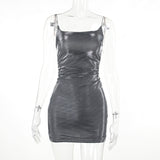 Women Dresses Autumn and Winter Elegant Suspender Skirt Sexy Dress