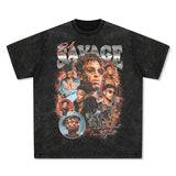 Asap Rocky T Shirts Travis Scott Short Sleeve Eminem ASAP TentacionT-Shirt