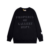 Gallery Dept Sweatshirts Unisex Loose Casual Crew Neck Sweater