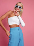 Women Jumpsuit Strapless Sexy Slim Fit Jumpsuit