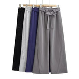 Women Sweatpants Autumn Straight Casual Loose Wide-Leg Pants Sweatpants