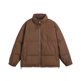 Unisex Winter Cotton Coat White Duck down Jacket