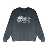 Amiri Long Sleeved Shirt Fashion Brand Crew Sweatshirts round Neck Sweater