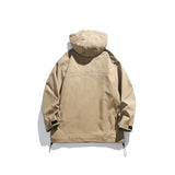 Unisex Jacket Mechanical Style Outdoor Jacket Coat Hooded Hooded Jacket