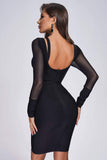 Women's Wedding Dress Elastic Bandage Hip Skirt