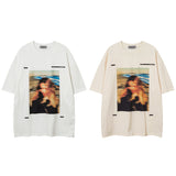 Men T Shirt Abstract Printing Men's Short-Sleeved T-shirt