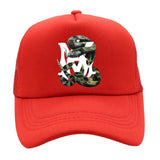 Amiri Hat Printed Letter Shade Baseball Cap Truck Casual Cap