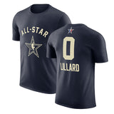 NBA T-Shirts NBA All-Star Basketball Short Sleeve Outdoor Leisure Sports T-Shirt