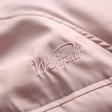 Unisex Winter Cotton Coat Gradient Hooded Cotton-Padded Coat Embroidered Cotton-Padded Coat