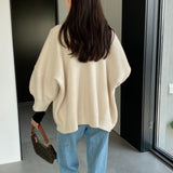Women's Cardigan Sweater Autumn and Winter Knitting Coat Women's Cardigan Style Sweater 8t3117