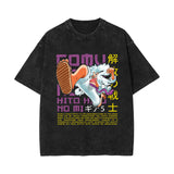 ONE PIECE washed old retro short-sleeved T-shirt