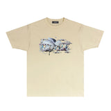 Amiri T Shirts Fashion Brand Short Sleeve T-shirt Shirt