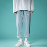 Men Jeans Summer Loose Summer Hip Hop Straight-Leg Pants Pants