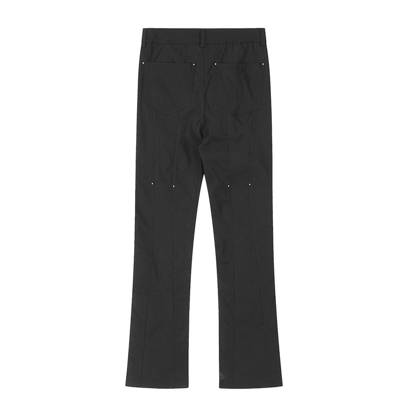 Men Sweatpants Casual Trousers Men's Casual Loose Solid Color Straight-Leg Pants Tooling