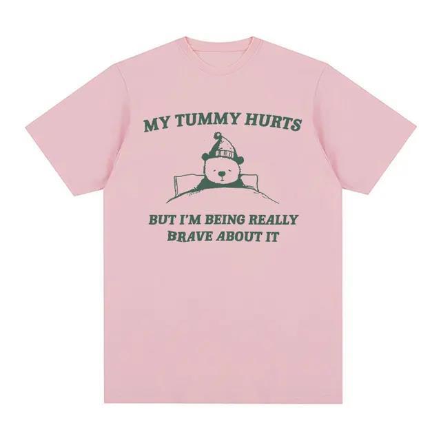 2009Tummy Hurts But I'm Being Really Brave about It Raccoon