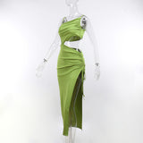 Women Dresses Sexy Cutout Backless Dress (Bla0420)