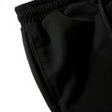 Men Sweatpants Loose Casual Trousers Men's Side Breasted Decorative Elastic Waist Wide Leg Pants