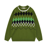 Unisex Sweater Autumn Ethnic Style Color Matching Sweater