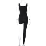 Women Jumpsuit Spring/Summer Sling Solid Color Jumpsuit