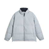 Unisex Winter Cotton Coat White Duck down Jacket
