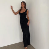 Women Dresses Summer Slim Fit Long Dress Sexy Vest Dress