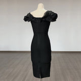 Women's Evening Dress Ruffled Bandage One-Piece Dress Dress Skirt