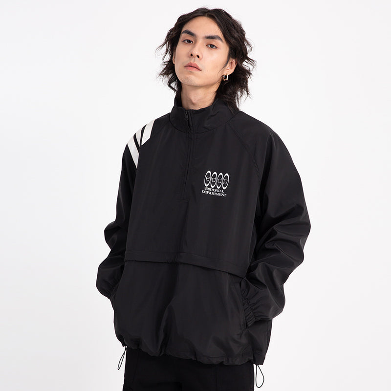 Men Jacket Coat Men's Assault Jacket Patchwork Stripes Jacket Coat