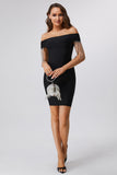 Women's Evening Dress Diamond Tassel Chain Dress Dress