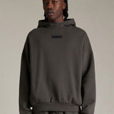 Fog Essentials Hoodie Stretch-hemmed Fleece Hooded Sweater