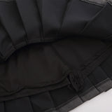 Women Skirt Double Layer Suit Pleated Skirt Skirt