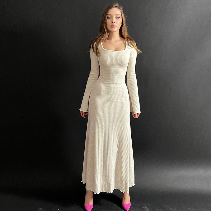 Women Dresses Summer Square Collar Dress