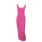 Women Dresses Summer Slim-Fit Sheath Dress Sling Dress