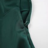 Women Dress Autumn and Winter Elegant Square Collar Puff Sleeve Dress