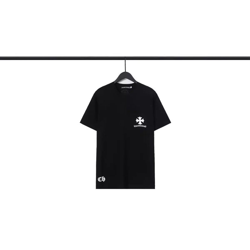 CHH Chrome Heart T Shirts Scroll Heart Gypsy Printed Crew Neck Short Sleeve T-Shirt