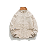 Unisex Jacket Vintage Amekaji Corduroy Jacket Men's Baggy Coat