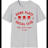 Home Plate Social Club Hey Batter Swing Shirt Baseball