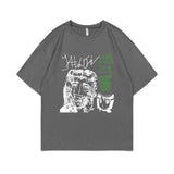 Limited Edition Yabujin T-shirt Summer Unisex O-collar Cotton